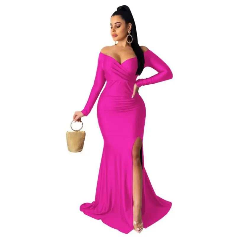 High Slit Maxi Dress