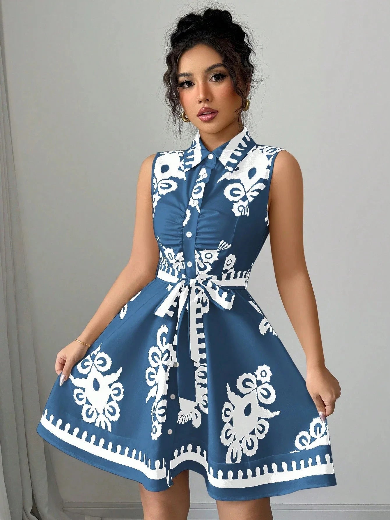 Strapless Swing Dress