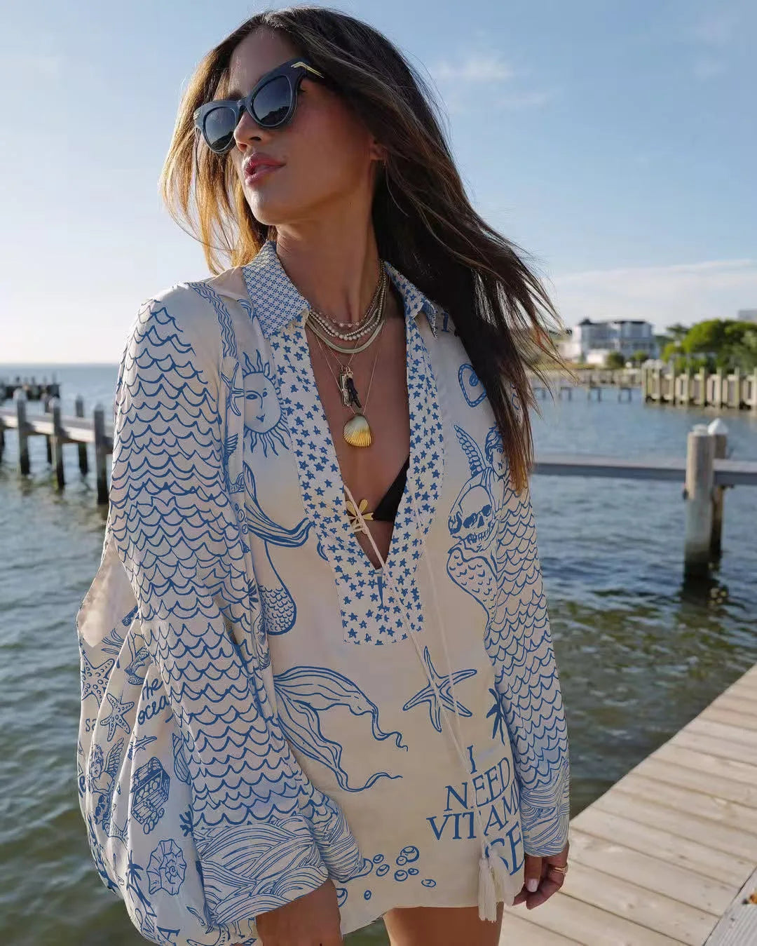 Seaside Loose Dress