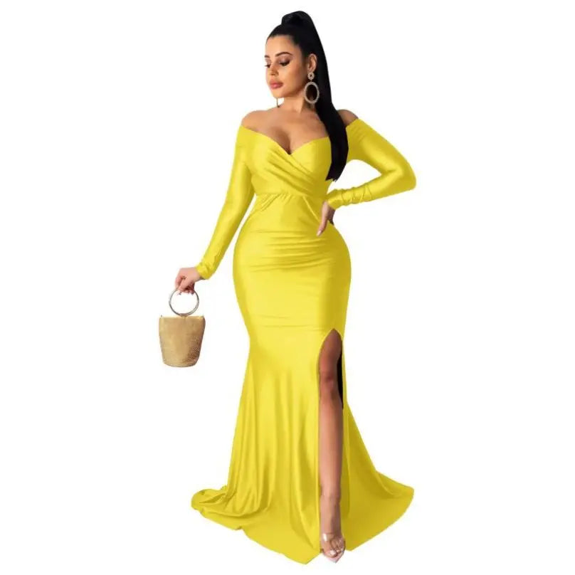 High Slit Maxi Dress