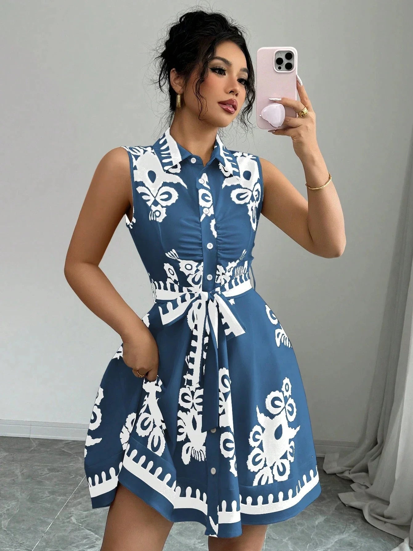 Strapless Swing Dress