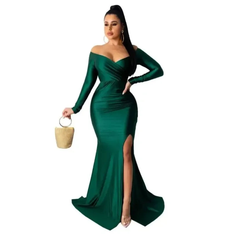High Slit Maxi Dress