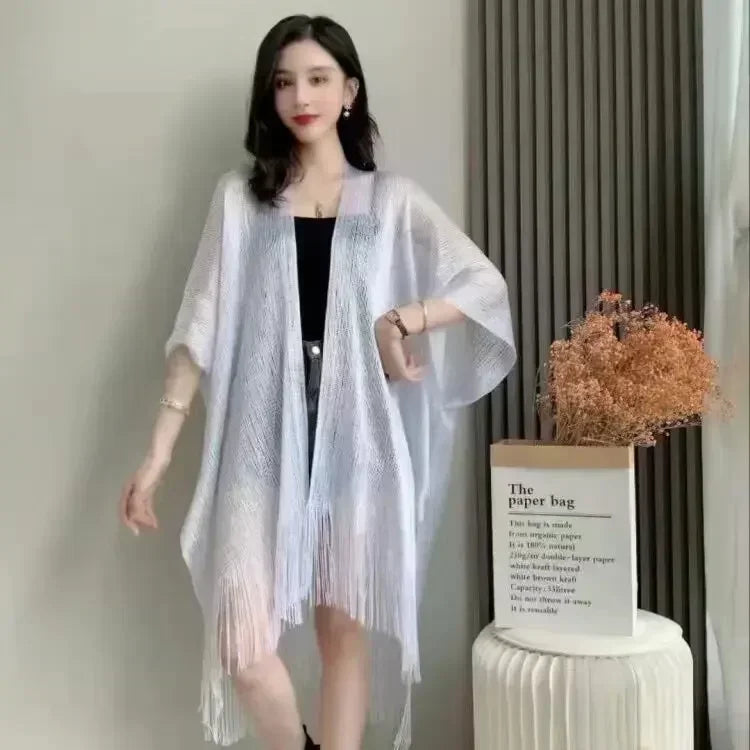Shiny Mesh Beach Dress