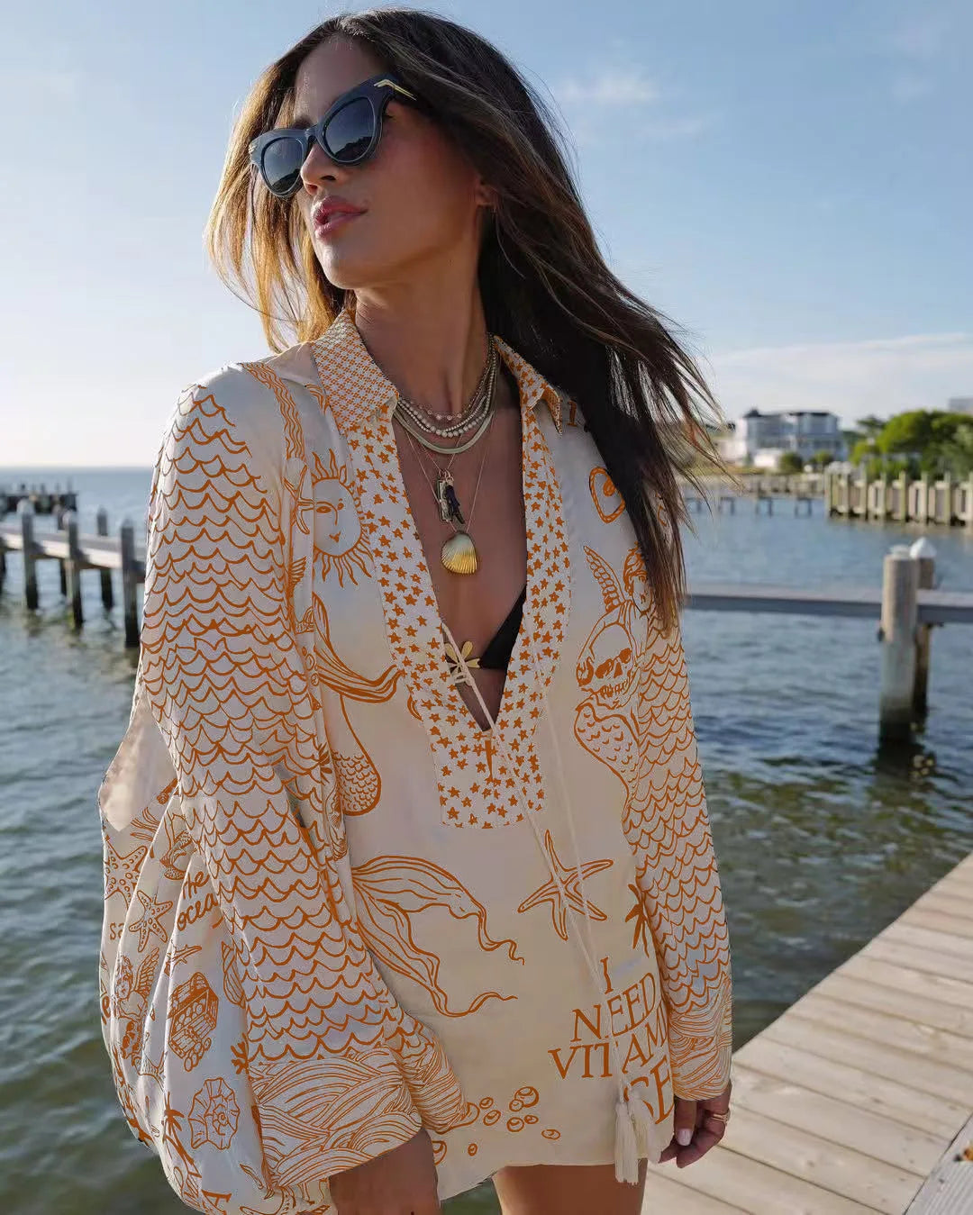 Seaside Loose Dress