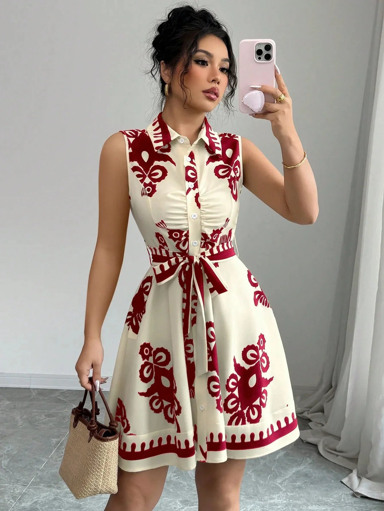 Strapless Swing Dress