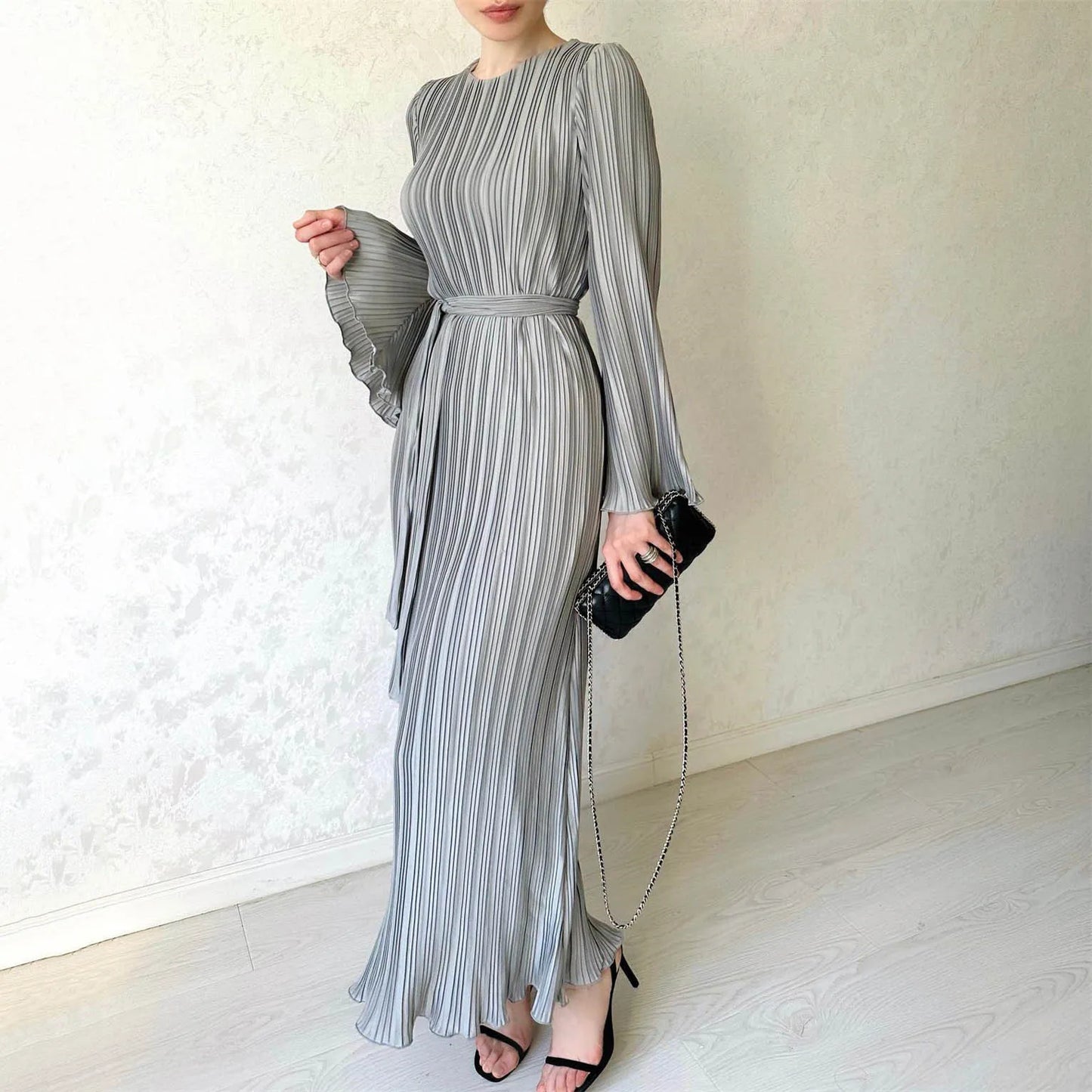 Petal Neutrals Sleeve Dress