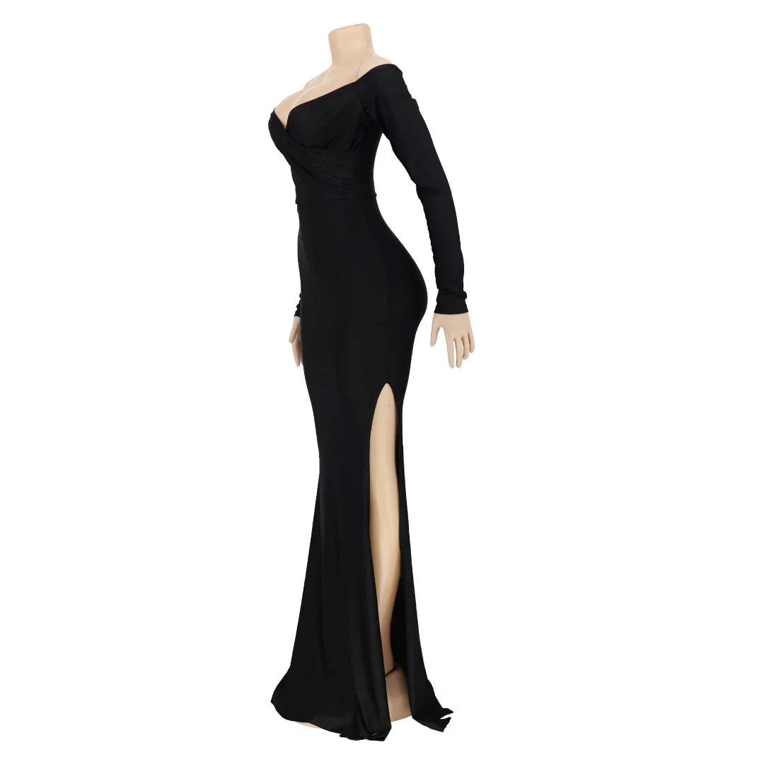 High Slit Maxi Dress