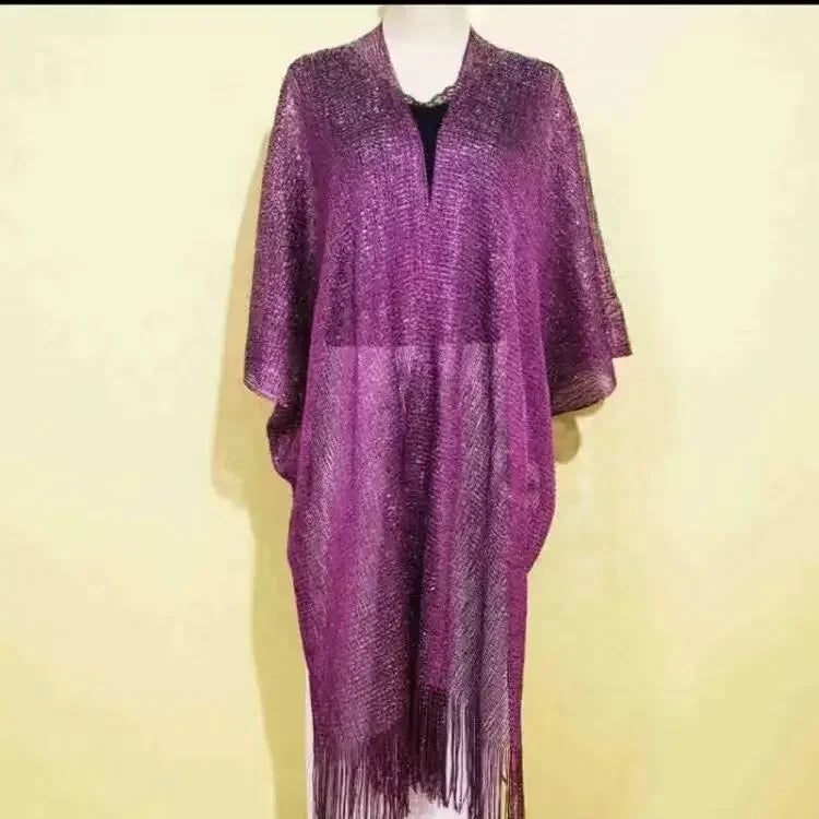 Shiny Mesh Beach Dress